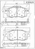 NPS K360A24 Brake Pad Set, disc brake